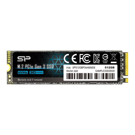 Silicon Power | A60 | 512 GB | Solid-state drive interface M.2 NVME | Read speed 2200 MB/s | Write speed 1600 MB/s - Image 3