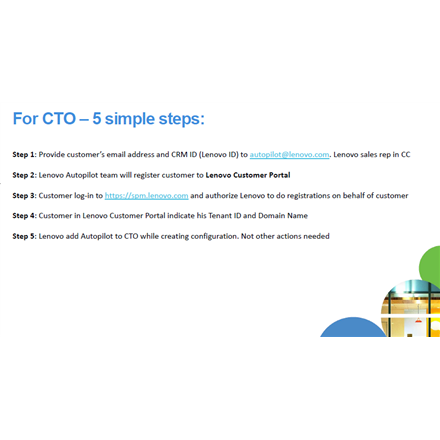 Lenovo | Microsoft Autopilot PKID registration (Remote configuration) for Top sellers and CTO - Image 5
