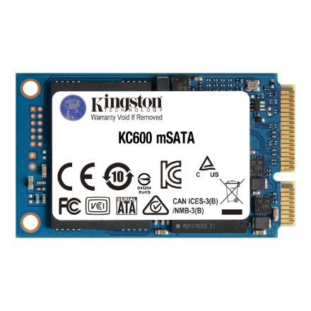 Kingston | KC600 | 256 GB | Solid-state drive interface mSATA | Read speed 550 MB/s | Write speed 500 MB/s - Image 3