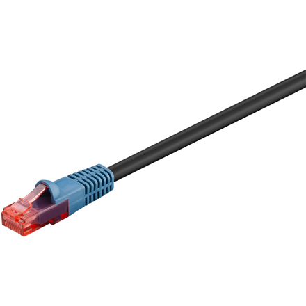 Goobay | CAT 6 Outdoor-patch cable, U/UTP | 94393 | Black RJ45 male (8P8C) | RJ45 male (8P8C) - Image 2