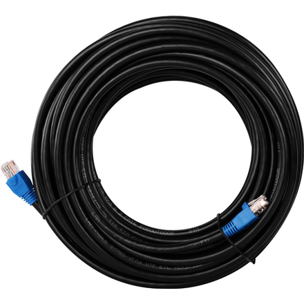 Goobay | CAT 6 Outdoor-patch cable, U/UTP | 94393 | Black RJ45 male (8P8C) | RJ45 male (8P8C) - Image 6