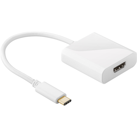 Goobay | USB-C HDMI adapter | 66259 | White | USB-C male | HDMI female (Type A) | 0.2 m - Image 4