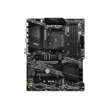 MSI | B550-A PRO | Processor family AMD | Processor socket AM4 | DDR4 DIMM | Memory slots 4 | Supported hard disk drive interfaces SATA, M.2 | Number of SATA connectors 6 | Chipset AMD B550 | ATX - Image 3