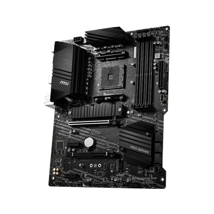 MSI | B550-A PRO | Processor family AMD | Processor socket AM4 | DDR4 DIMM | Memory slots 4 | Supported hard disk drive interfaces SATA, M.2 | Number of SATA connectors 6 | Chipset AMD B550 | ATX - Image 6