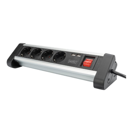 Digitus | Office Power Strip | DA-70614 | Silver/Black - Image 3