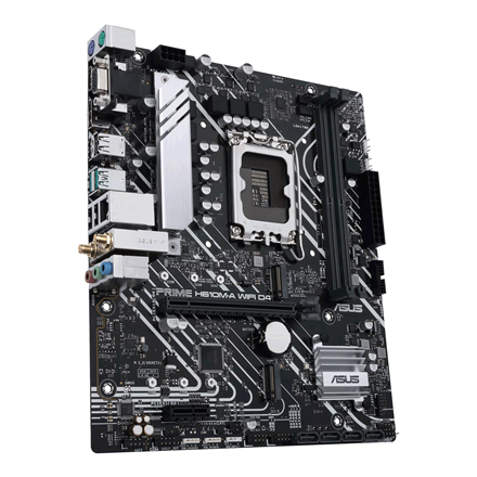 Asus | PRIME H610M-A WIFI D4 | Processor family Intel | Processor socket LGA1700 | DDR4 DIMM | Memory slots 2 | Supported hard disk drive interfaces SATA, M.2 | Number of SATA connectors 4 | Chipset Intel H610 | mATX - Image 5