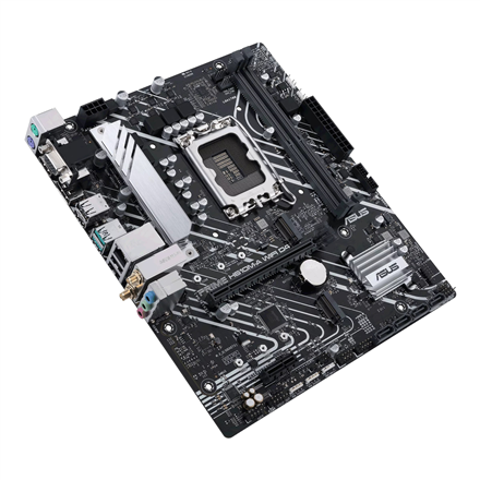 Asus | PRIME H610M-A WIFI D4 | Processor family Intel | Processor socket LGA1700 | DDR4 DIMM | Memory slots 2 | Supported hard disk drive interfaces SATA, M.2 | Number of SATA connectors 4 | Chipset Intel H610 | mATX - Image 6
