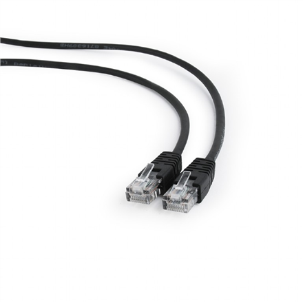 Cablexpert | Patch cord | PP12-0.5M/BK | Black RJ45 Male | RJ45 Male - Image 2