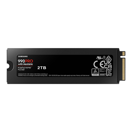 Samsung | 990 PRO with Heatsink | 2000 GB | SSD form factor M.2 2280 | Solid-state drive interface M.2 NVMe | Read speed 7450 MB/s | Write speed 6900 MB/s - Image 6