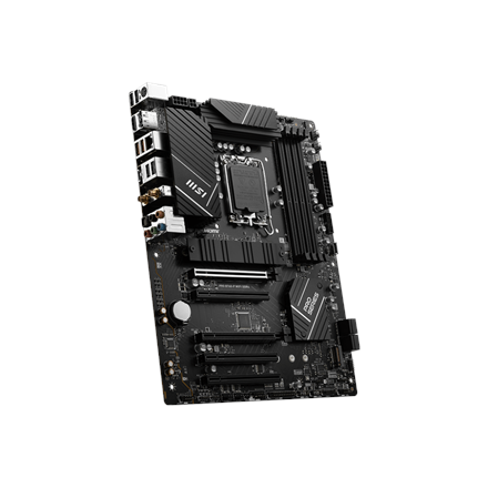 MSI | PRO B760-P WIFI DDR4 | Processor family Intel | Processor socket LGA1700 | DDR4 | Supported hard disk drive interfaces SATA, M.2 | Number of SATA connectors 4 - Image 4