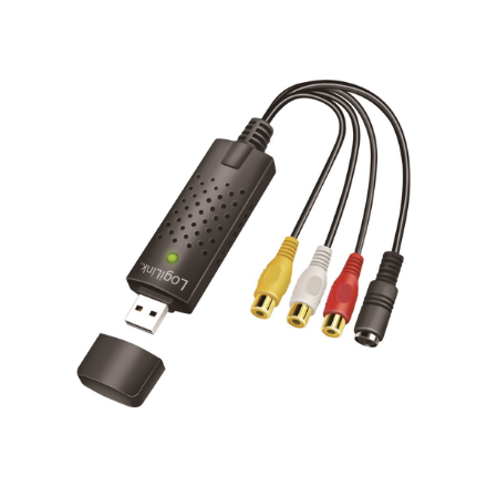 Logilink | USB 2.0 A/V grabber, USB-A/M to 3x RCA + Mini-DIN 5/F, Windows 11 | VG0030A - Image 2
