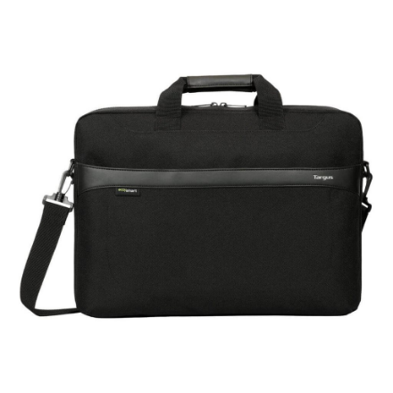 Targus | TBS576GL | GeoLite EcoSmart Essential Laptop Case | Fits up to size 13-14 " | Slipcase | Black | Shoulder strap - Image 2