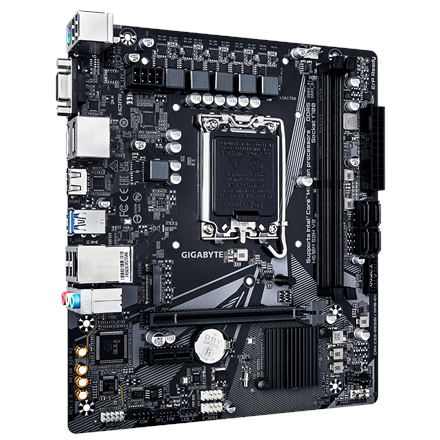 Gigabyte | H610M S2H V2 1.0 | Processor family Intel | Processor socket LGA1700 | DDR5 DIMM | Supported hard disk drive interfaces M.2, SATA | Number of SATA connectors 4 - Image 5