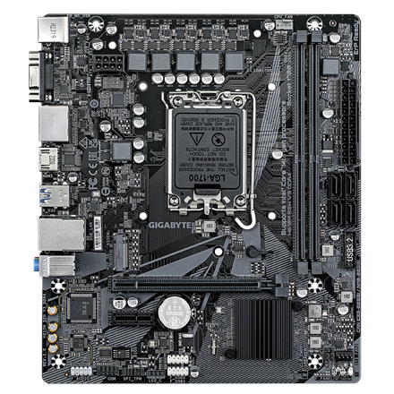Gigabyte | H610M S2H V3 DDR4 G1.0 | Processor family Intel | Processor socket LGA1700 | DDR4 | Supported hard disk drive interfaces SATA, M.2 | Number of SATA connectors 4 - Image 2