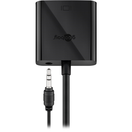 Goobay | HDMI/VGA adapter, nickel plated | 68793 | Black | HDMI male (type A) | VGA female (15-pin) - Image 4