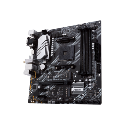 Asus | PRIME B550M-A WIFI II | Processor family AMD | Processor socket AM4 | DDR4 DIMM | Memory slots 4 | Supported hard disk drive interfaces SATA, M.2 | Number of SATA connectors 4 | Chipset AMD B550 | microATX - Image 5