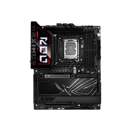 Asus ROG MAXIMUS Z890 HERO | Processor family Intel | Processor socket LGA1851 | DDR5 | Supported hard disk drive interfaces M.2, SATA | Number of SATA connectors 4 - Image 2