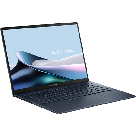 Asus | Zenbook 14 UX3405CA-PZ217W | Ponder Blue | 14 " | OLED | Touchscreen | 3K | 2880 x 1800 pixels | 120 Hz | Glossy | Intel Core Ultra 7 | 255H | 32 GB | LPDDR5X | Solid-state drive capacity 1000 GB | Intel Arc Graphics | Windows 11 Home | 802.11be | Bluetooth version 5.4 | Keyboard language US international | Keyboard backlit | Warranty 24 month(s) | Battery warranty 12 month(s) - Image 4