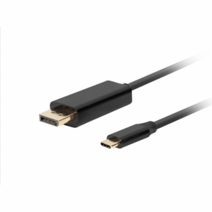 Lanberg USB-C to DisplayPort Cable, 1.8 m 4K/60Hz, Black | Lanberg | USB-C to DisplayPort Cable | CA-CMDP-10CU-0018-BK | Black | 1.8 m