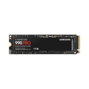 Samsung | 990 PRO | 1000 GB | SSD form factor M.2 2280 | Solid-state drive interface PCIe Gen4x4 | Read speed 7450 MB/s | Write speed 6900 MB/s
