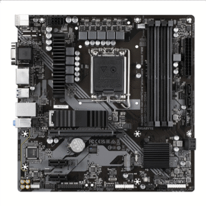 Gigabyte | B760M DS3H DDR4 1.0 M/B | Processor family Intel | Processor socket LGA1700 | DDR4 DIMM | Memory slots 4 | Supported hard disk drive interfaces SATA, M.2 | Number of SATA connectors 4 | Chipset Intel B760 Express | Micro ATX