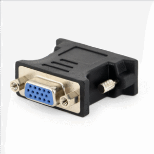 Gembird Adapter DVI-A male to VGA 15-pin HD (3 rows) female, black | Gembird