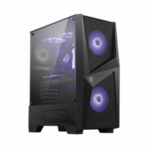 MSI MAG FORGE 100M PC Case, Mid-Tower, USB 3.2, Black | MSI | MAG FORGE 100M | Black | ATX