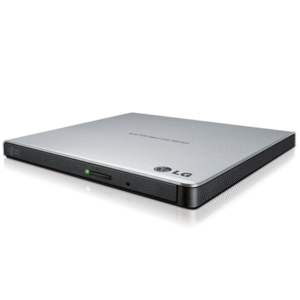 H.L Data Storage | Ultra Slim Portable DVD-Writer | GP57ES40 | Interface USB 2.0 | DVD±R/RW | CD read speed 24 x | CD write speed 24 x | Silver | Desktop/Notebook