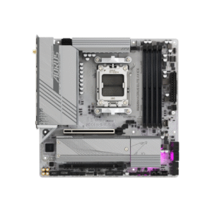 Gigabyte | B650M A ELITE AX ICE | Processor family AMD | Processor socket AM5 | DDR5 | Supported hard disk drive interfaces SATA, M.2 | Number of SATA connectors 4