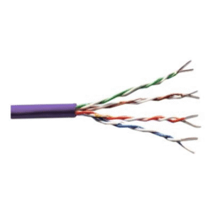 Digitus Cat.6 U/UTP installation cable, 305 m, simplex, Eca (EN 50575), AWG 23/1, 305 m paper box, SX, Purple | Digitus | Cat.6 U/UTP Installation Cable | DK-1613-VH-305