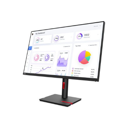 Lenovo | ThinkVision | T32p-30 | 31.5 " | IPS | 16:9 | 60 Hz | 4 ms | 3840 x 2160 pixels | 350 cd/m² | HDMI ports quantity 1 | Black | Warranty 36 month(s) - Image 7