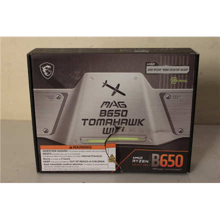 SALE OUT. | SALE OUT. MSI MAG B650 TOMAHAWK WIFI | Processor family AMD | Processor socket AM5 | DDR5 DIMM | Memory slots 4 | Supported hard disk drive interfaces SATA, M.2 | Number of SATA connectors 6 | Chipset AMD B650 | ATX | BENT DENT, SCRATCHED ON PCI CONNECTOR - Image 6