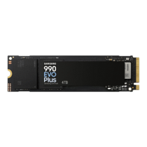 Samsung 990 EVO Plus | 4000 GB | SSD form factor M.2 2280 | Solid-state drive interface PCIe 4.0 x4/5.0 x2 NVMe 2.0 | Read speed 7250 MB/s | Write speed 6300 MB/s