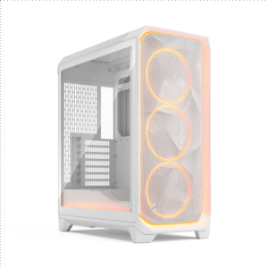 Fractal Design Meshify 3 | Ambience Pro RGB White TG Clear Tint | ATX | Power supply included No