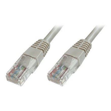 Digitus | Patch cord | CAT 5e U-UTP | Grey Modular RJ45 (8/8) plug | Modular RJ45 (8/8) plug - Image 3
