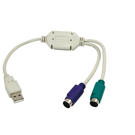 Logilink | Adapter USB to PS/2 x2 :. | Grey | USB M | 2x Mini DIN 6-pin FM | 0.2 m - Image 5
