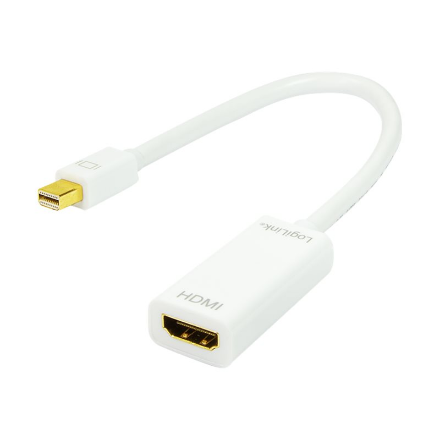 Logilink | Adapter Mini DisplayPort to HDMI with Audio: | Grey | Mini DisplayPort | HDMI A | 0.1 m - Image 3