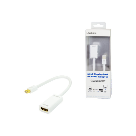 Logilink | Adapter Mini DisplayPort to HDMI with Audio: | Grey | Mini DisplayPort | HDMI A | 0.1 m - Image 5