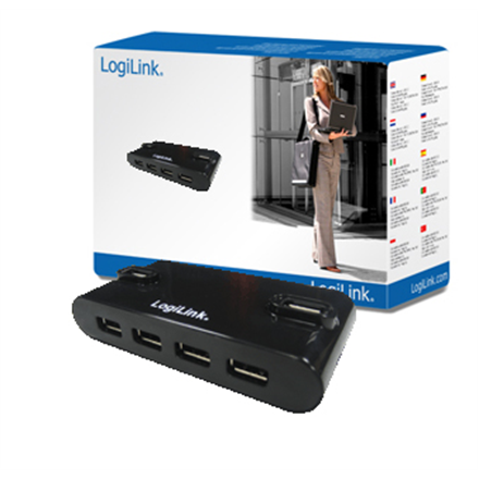 Logilink | USB 2.0 Hub-4 port whit power adapter - Image 2