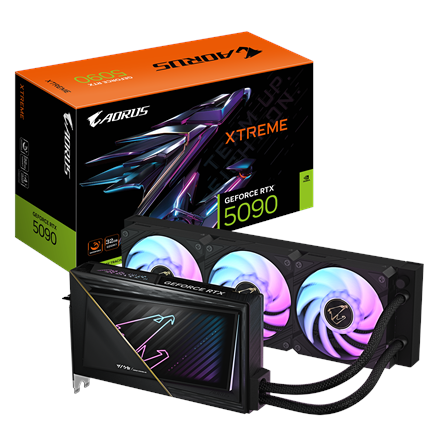 Gigabyte AORUS GeForce RTX 5090 XTREME WATERFORCE 32G | NVIDIA | 32 GB | GeForce RTX 5090 | GDDR7 | HDMI ports quantity 1 | PCI-E 5.0 - Image 2