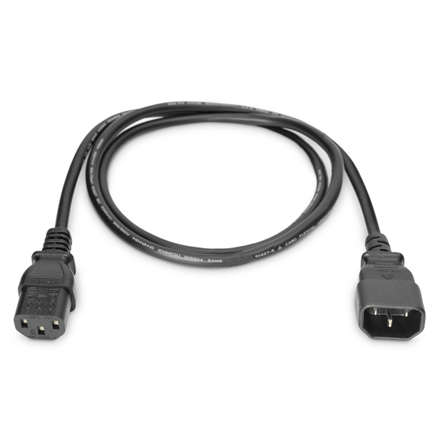 Digitus | Power Cord extension cable C13 - C14, | AK-440201-018-S | Black - Image 5