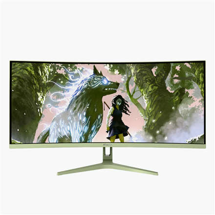 Arozzi | Nova | 34 " | VA | UWQHD | 21:9 | 165 Hz | 1 ms | 3440 x 1440 pixels | 350 cd/m² | HDMI ports quantity 2 | Forest Green - Image 4