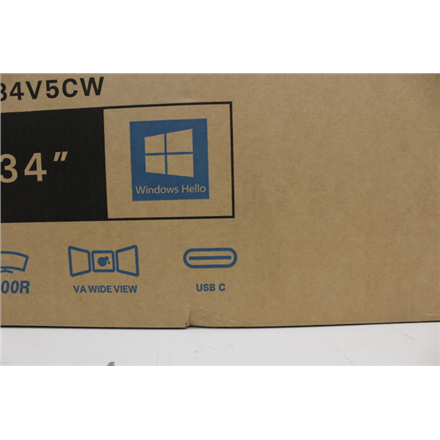SALE OUT. | AOC | CU34V5CW/BK | 34 " | VA | 21:9 | 100 Hz | 4 ms | 3440 x 1440 pixels | HDMI ports quantity 1 | Warranty 33 month(s) | DAMAGED PACKAGING - Image 3