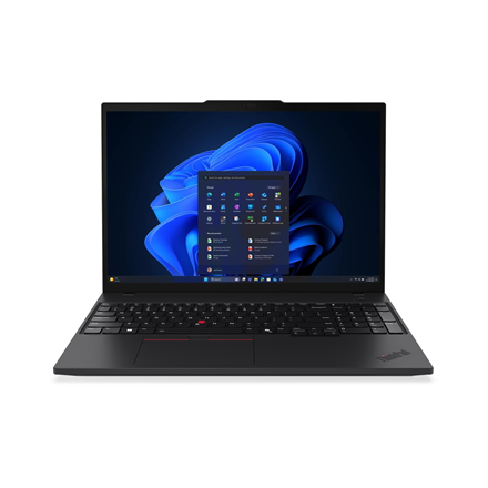 Lenovo ThinkPad T16 G4 Intel | Black | 16 " | IPS | WUXGA | 1920 x 1200 pixels | Anti-glare | Intel Core Ultra 7 | 255U | 32 GB | SODIMM DDR5 | Solid-state drive capacity 1000 GB | Intel Graphics | Windows 11 Pro | 802.11ax | Bluetooth version 5.3 | LTE Upgradable | Keyboard language Nordic | Keyboard backlit | Warranty 36 month(s) | Battery warranty 12 month(s) - Image 2