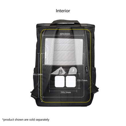 Asus BP4701 ROG BACKPACK/15_17 | Asus | Notebook carrying backpack | BP4701 | Fits up to size 17 " | Backpack | Black - Image 5