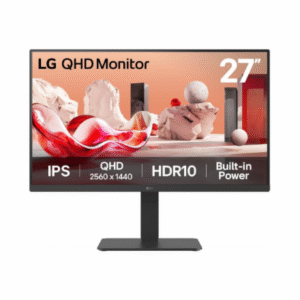LG | 27BA54QB-B | 27 " | IPS | QHD | 16:9 | 75 Hz | 5 ms | 2560 x 1440 pixels | 350 cd/m² | HDMI ports quantity 2