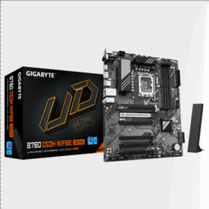 Gigabyte B760 DS3H WF6E GEN5 | Processor family Intel | Processor socket LGA1700 | DDR5 | Supported hard disk drive interfaces M.2, SATA | Number of SATA connectors 4
