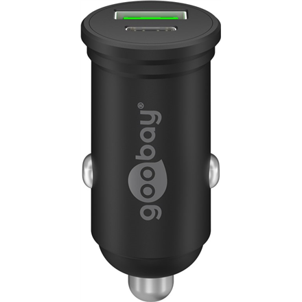 Goobay Dual-USB Car Fast Charger USB-C PD (Power Delivery), 45 W | 61739 - Image 2