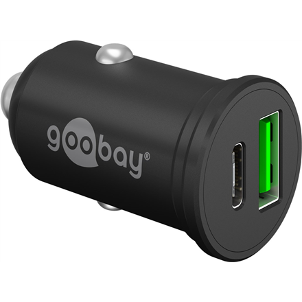 Goobay Dual-USB Car Fast Charger USB-C PD (Power Delivery), 45 W | 61739 - Image 3