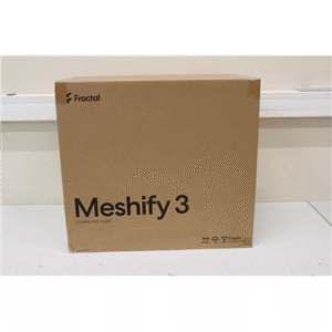 SALE OUT. Fractal Design Meshify 3 Ambience Pro RGB White TG | Fractal Design Meshify 3 | Ambience Pro RGB White TG Clear Tint | ATX | DAMAGED PACKAGING | Power supply included No
